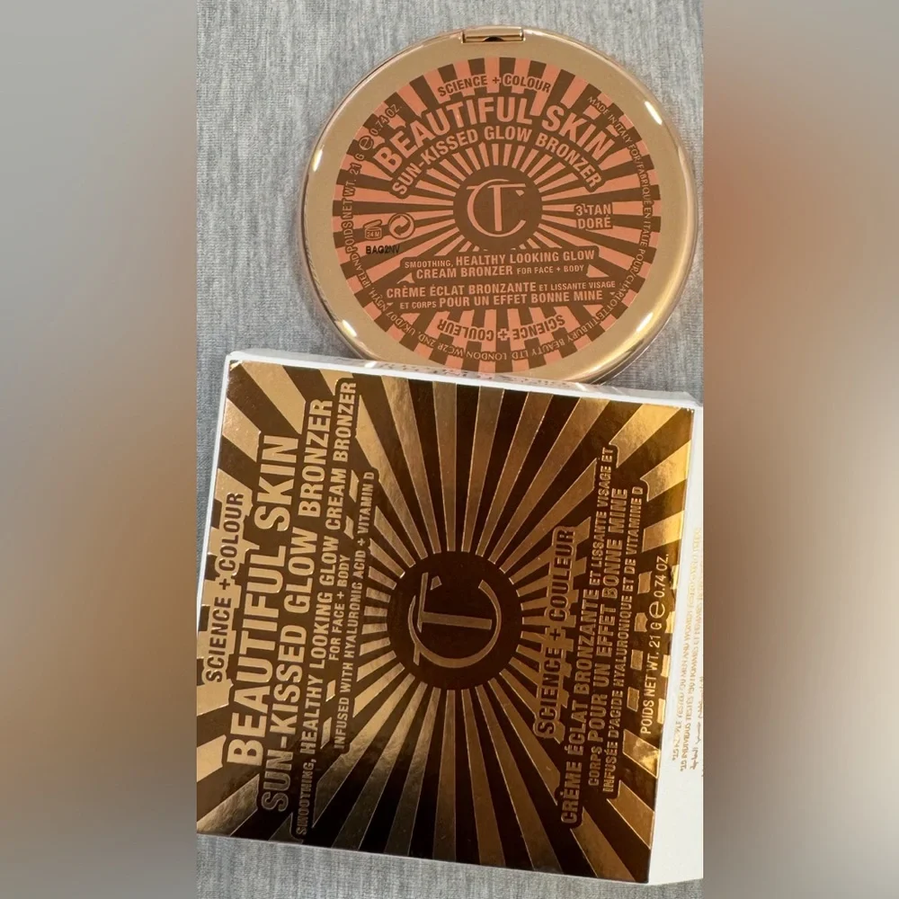 Charlotte Tilbury BEAUTIFUL SKIN SUN-KISSED GLOW BRONZER 3 TAN